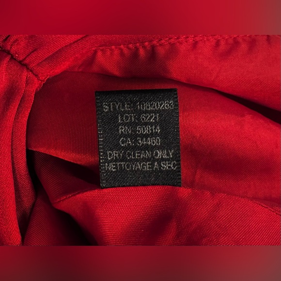 Elie Tahari - Sumptuous Scarlet Silk Gown - Ruched Bodice/Draped Skirt, EUC - 12 - Picture 13 of 14